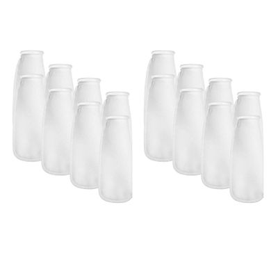 Luoilba 16-Pack 200-Micron Filter Socks for Aquariums, Saltwater Aquariums, Ponds, and Sump Overflows