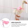 ELEOUTI Adjustable Pet Leash Nylon Pink for Small Animals view 3