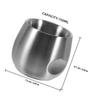 CHICAMPERA Stainless Steel Shaving Bowl, Large Capacity, Shatter-Resistant Design view 2