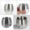 BETOOKY Stainless Steel Shaving Bowl with Drip-Free Design and Large Capacity for Easy Shaving Soap Lathering, for Salon and Home view 3