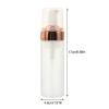 150 ml PET Travel Dispenser Bottles, 2-Pack, Gold, Airtight view 2