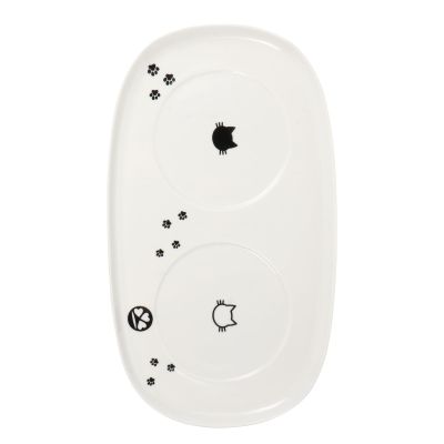 STOBAZA Modern Ceramic Pet Bowl Set