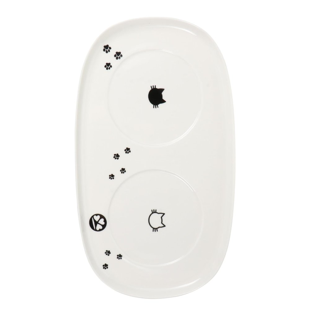 STOBAZA Modern Ceramic Pet Bowl Set