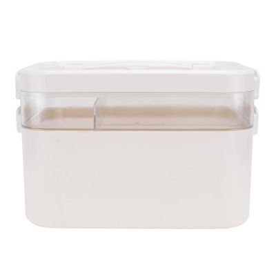 VILLCASE Portable Medical First Aid Case, Double-Layer, Large Capacity, PP, for Home and Family