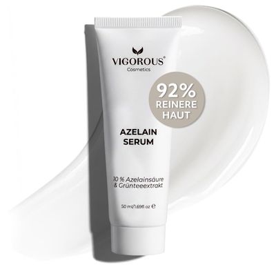 VIGOROUS Azelainsure Serum 10% | 50 mL Azelaic Acid Serum for Rosacea