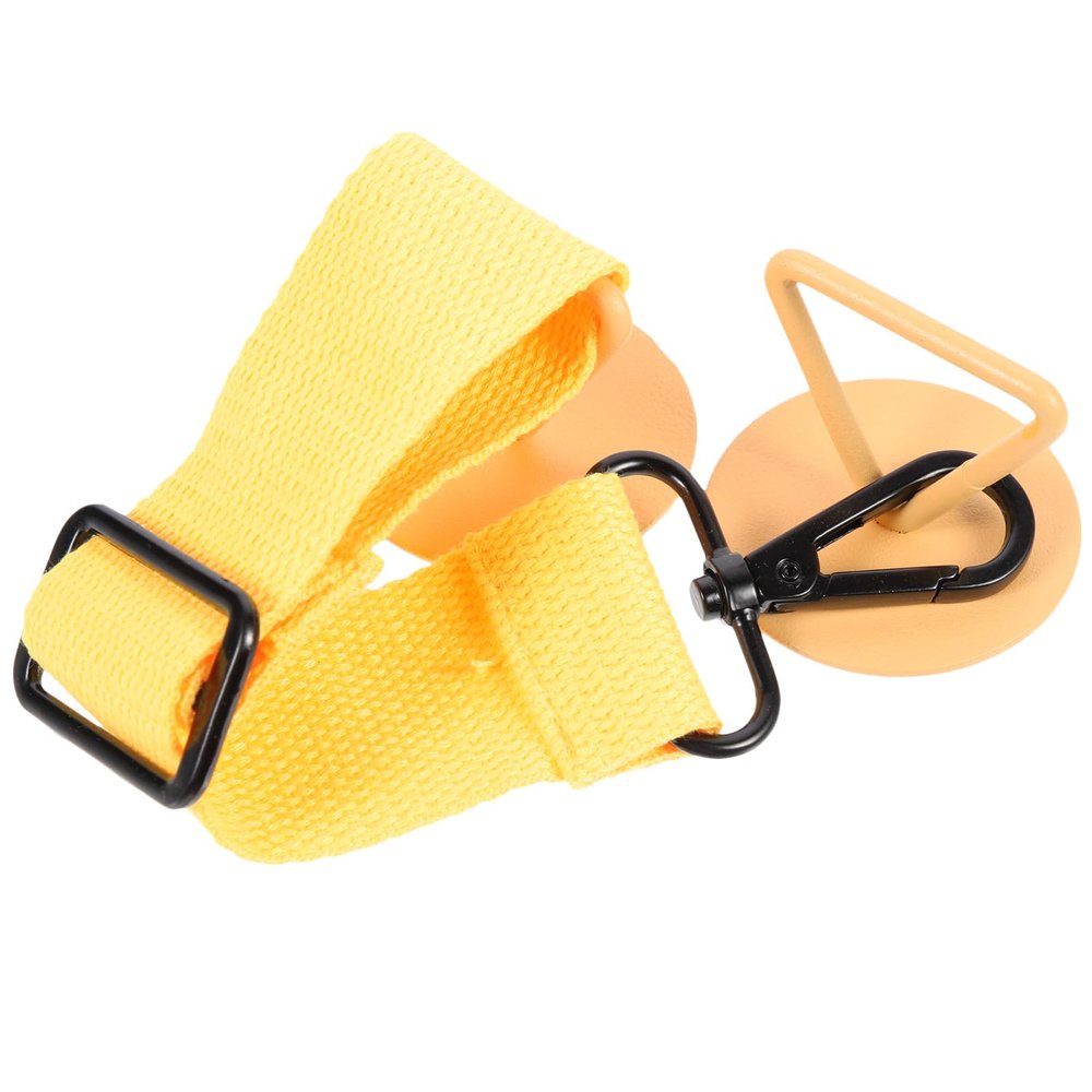 BETOOKY Adjustable Pet Door Guard, Durable Fabric Barrier for Cats and Dogs, Easy Installation, Yellow