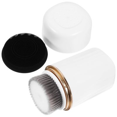 Electric Facial Cleansing Brush, 400 mAh, Silicone and ABS, White