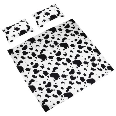 Uonlytech Nordic Cotton Bedding Set with Zipper, 3 Pieces, Patterned, for Boys' Rooms