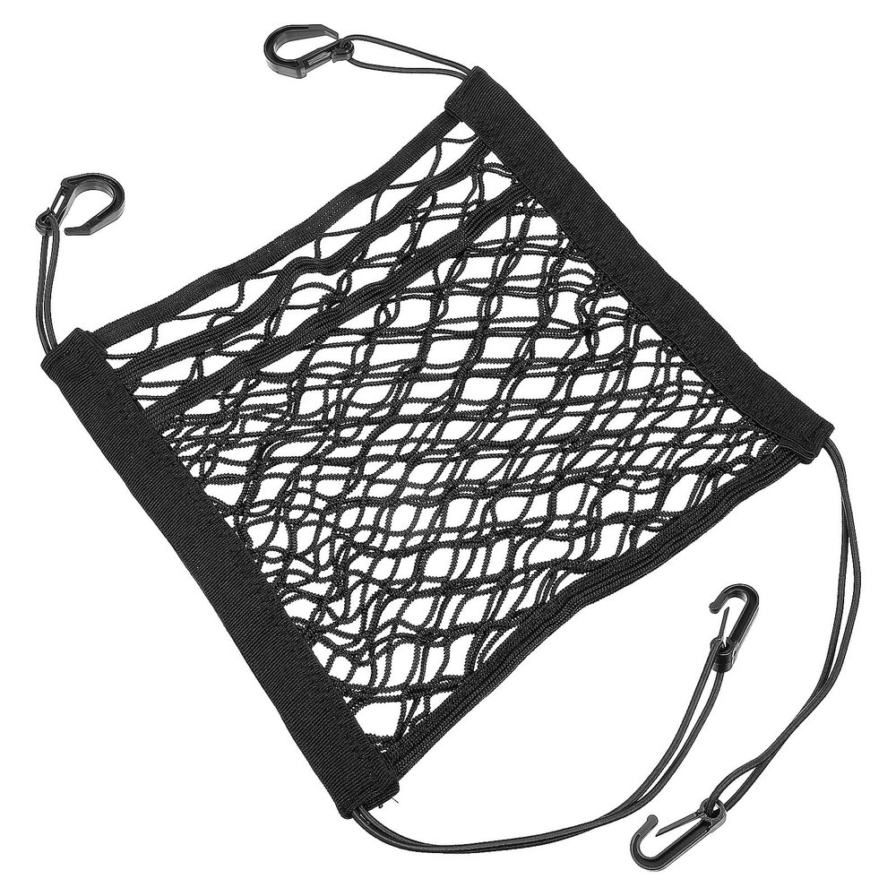 Polyester Car Organizer for Interior Between Front Seats, Black