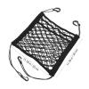 Polyester Car Organizer for Interior Between Front Seats, Black view 2