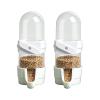 Bird Water Dispenser, Snap Closure, Transparent, Automatic for Small Parrots and Hamsters view 1