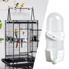Bird Water Dispenser, Snap Closure, Transparent, Automatic for Small Parrots and Hamsters view 2