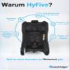 nachfolger HyFive Inflatable Travel Car Seat for Children 6 Months–4 Years, 4.6 kg, Foldable, with Bag and Pump, Seat Belt Installation, No ISOFIX view 3