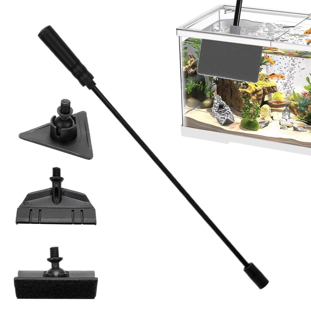 Aquarium Cleaning Tools with Long Gravel Scrubber Brush