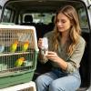 Bird Water Dispenser - 2 Pack with Automatic Locking Mechanism view 2