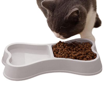 2-in-1 Non-Slip Dog Bowl for Food and Water