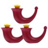 HEMOTON 3-Pack Plastic Nasal Rinse Bottles for Daily Nasal Cleaning view 1