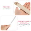 HAKIDZEL Stainless Steel Makeup Spatula Set for Mixing Cosmetics and Nail Art view 3