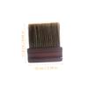 Hair Cleaning Brush with Wooden Handle, Nylon Bristles, Coffee Color view 2