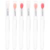 HEATSHAKING Portable Silicone Lip Brushes with Caps, 6-Pack view 1