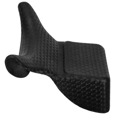 Hoement Ergonomic Neck Cushion for Salon Shampoo Basins, PVC, Water Barrier, Portable Design, Black