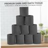 4-Ply Black Toilet Paper, 10 Rolls, Virgin Pulp view 3