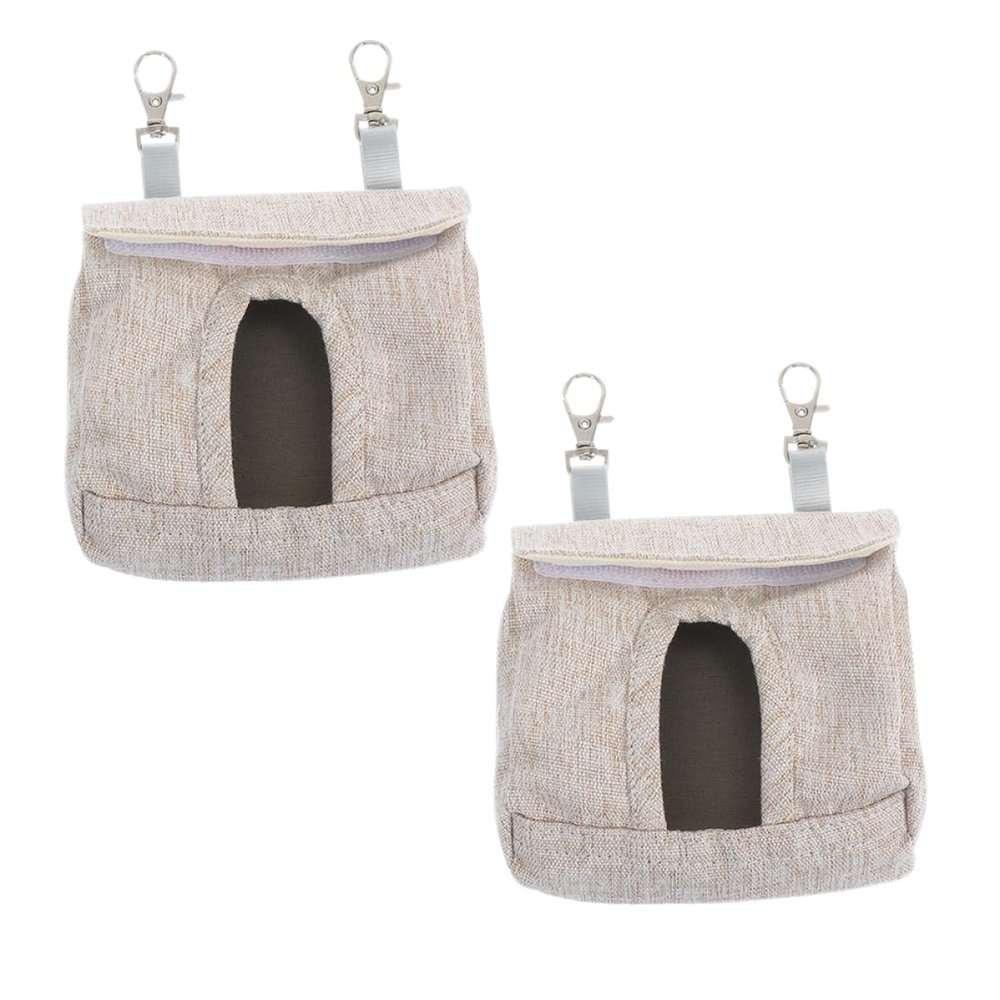 Abaodam 2-Pack Fabric Hay Bags for Small Animals