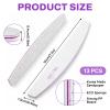 13-Piece 180/240 Grit Nail File Set for Gel and Natural Nails view 2