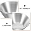 Stainless Steel Shaving Bowl for Men, Sturdy Lathering Cup view 3