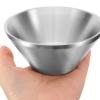 Stainless Steel Shaving Bowl for Men, Sturdy Lathering Cup view 4