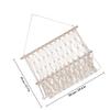 Abaodam Wall-Mounted Children's Bookshelf with Tassel Storage view 2