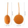 Anneome Lightweight Silicone Storage Box for Menstrual Cups and Small Items, Orange view 2