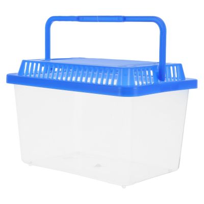 Veemoon Portable Plastic Aquarium with Lid for Turtles and Reptiles