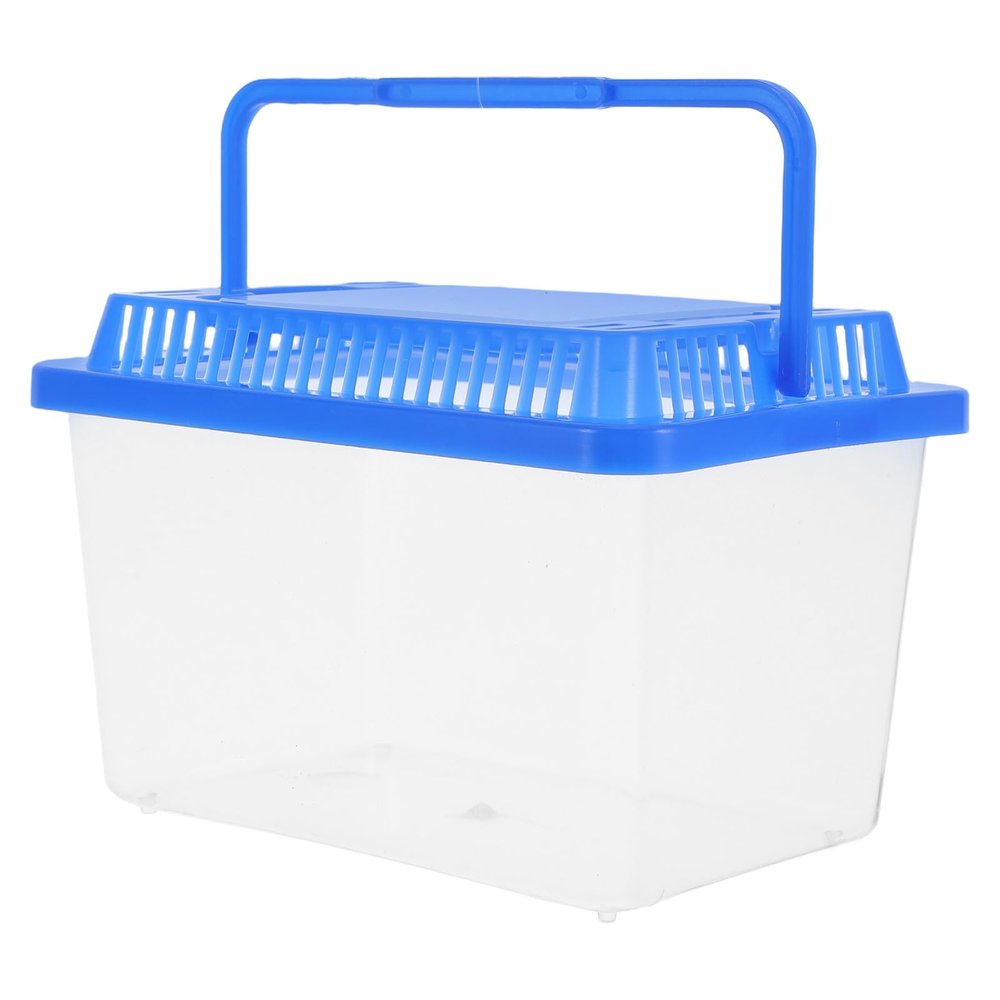 Veemoon Portable Plastic Aquarium with Lid for Turtles and Reptiles