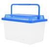 Veemoon Portable Plastic Aquarium with Lid for Turtles and Reptiles view 1