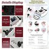 GYQSSD Tecar Physiotherapy Device, 300 W, 448 kHz, Tecar Therapy Diathermy Device, 4 Modes, 10 Body Areas, for Sports Rehabilitation and Pain Relief view 4