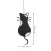 Zerodeko Colorful Cat Acrylic Window Suncatcher with Iron Chain view 2
