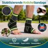 Leyof 1/2 Pair Striede Activesole 2.0 Ankle Brace, Unisex, Comfortable and Breathable with Compression Strap, Ideal for Running, Basketball and Fitness Training (Orange, XL) view 2