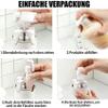 Cleanvo 4-in-1 Travel & Gym Dispenser, Leak-Resistant, 4 x 30 mL, White/Green view 2
