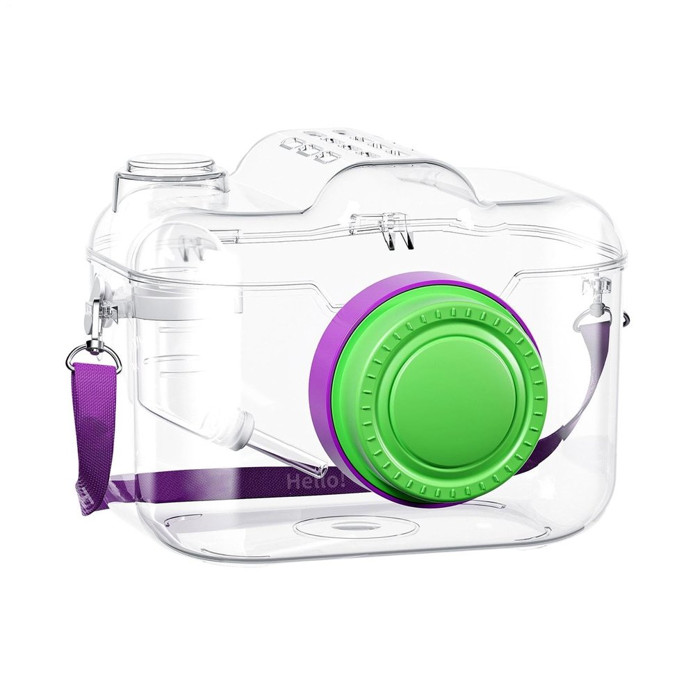 Camera-Shaped Hamster & Chinchilla Carrier