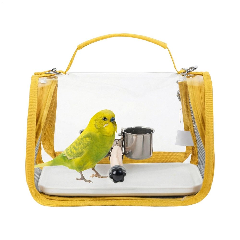 Bird Carrier Bag with Perch for Cockatiels, Parakeets and Conures