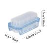 Double-Sided Hand and Nail Cleaning Brush, Light Blue view 4