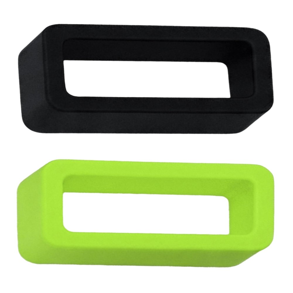 Buckle & Stitch Silicone Watch Band Keepers, 18 mm, 20 mm, 22 mm, 2-Pack, Multiple Colors