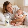 Portable Adjustable Anti-Colic Breast Milk Bottles with Straw view 3