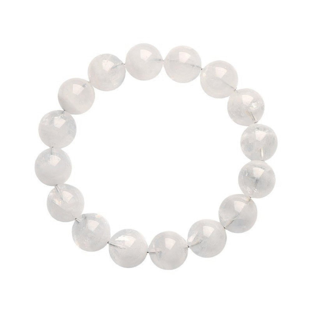 OJHFJMGH Crystal Beaded Bracelet for Women and Men, Handmade Reiki Gift, 11–12 mm