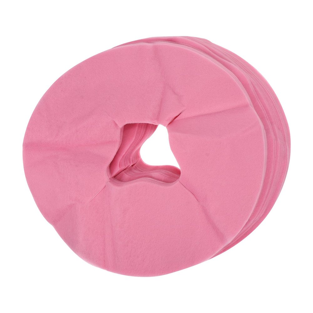 ibasenice 50-Piece Disposable Nonwoven Massage Face Cushion Covers, Breathable and Non-Adhesive, for Beauty Salons and Clinics