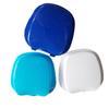Warmhm Plastic Denture Containers, 2-Pack, Random Color, with Strainer and Hinge, Portable Storage Box, Blue view 4