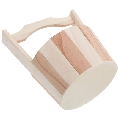 LALAFINA Small Sauna Bucket with Handle for Sauna and Bath