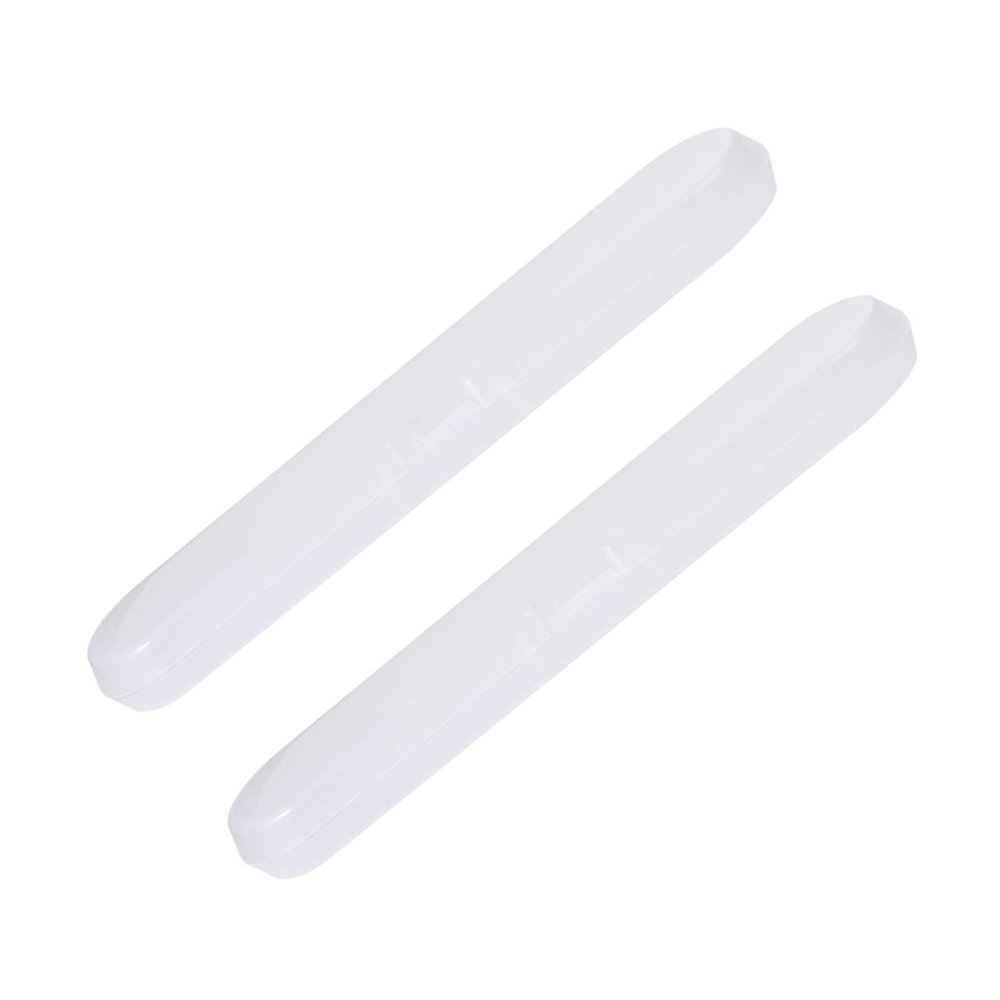 STOBAZA Thermometer Storage Box, 2-Pack, Eco-Friendly Plastic, Small with Lid for Digital Thermometers
