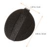 GRADENEVE 12 Black Sponge Hair Volume Pads for Women, Comfortable to Wear, for Concealing in Hair and Creating Naturally Voluminous Hairstyles view 2